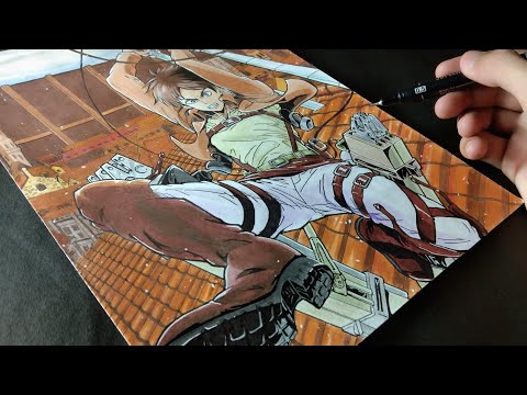 Speed Drawing - Eren Jaeger [ Attack on Titan / Shingeki no Kyojin ] The7kArt