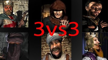 LIONHEART ABBOT PHILIPP VS CALIPH SULTAN SNAKE | Stronghold Crusader Ai Battle