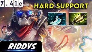 Riddys Clockwerck Hard Support - Dota 2 Patch 7 41e Pro Player Full Gameplay