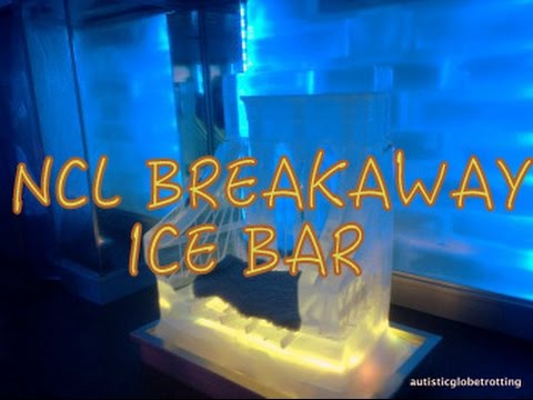Inside NCL's  Breakaway Ice Bar