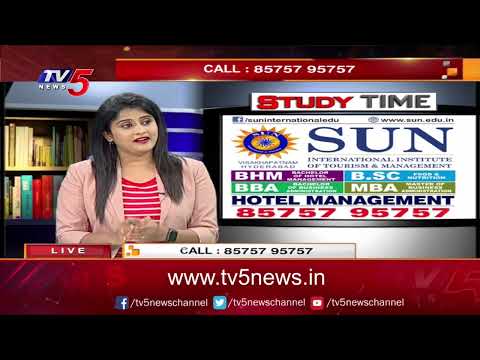 Study Time: Hotel Management full details | Srikanth Jasthi | SUN INTERNATIONAL INSTITUTE | TV5 News - TV5NEWS