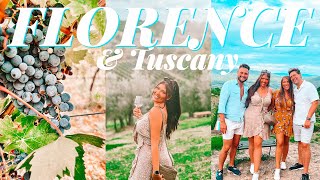 48 hours in FLORENCE &amp; TUSCANY Vlog | Epic Tuscan Wine Tour &amp; Exploring Florence