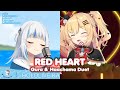 [Hololive Duet] RED HEART - Gura & Haachama Duet