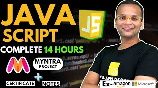 🚀 🔥 JavaScript Complete Course (2024) 4 Projects | Notes | GitHub | Free Certification screenshot 5