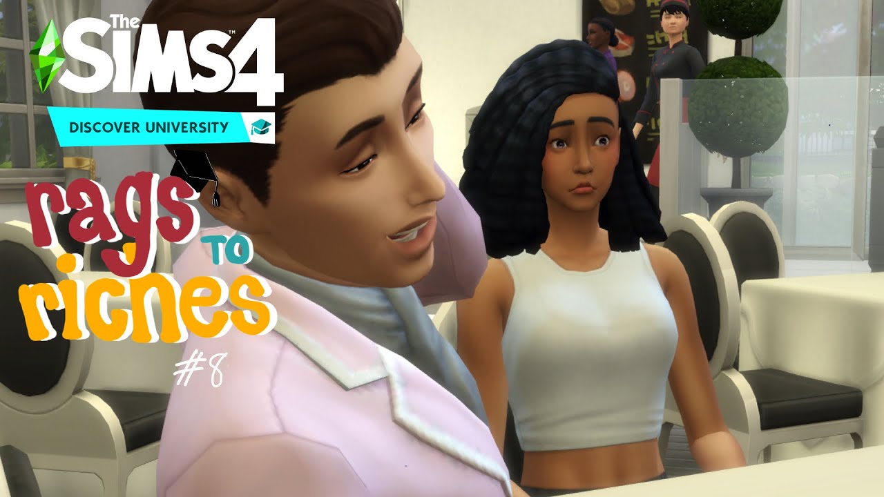 เดทจำเป็น...😐💖the sims 4 rags to riches (discover university) ss.4 ep.8
