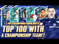 TOP 100 ON FUT CHAMPIONS with a CHAMPIONSHIP TEAM!? Fifa 20 Ultimate Team Gameplay!! EFL TOTSSF!!