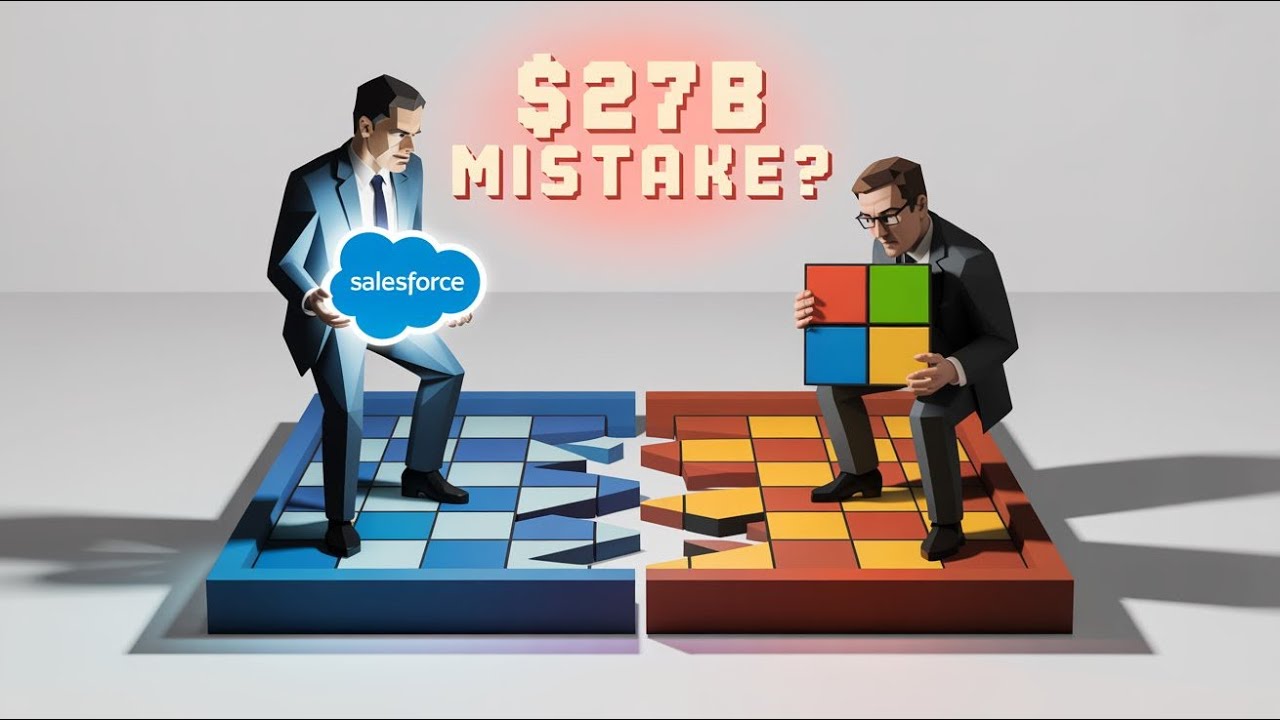 How Salesforce Outsmarted Microsoft with the $27 Billion“Slack Mistake| The Greatest Tech Plot Twist