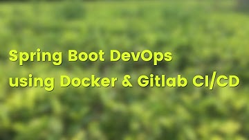 Spring Boot MySQL Nginx Gitlab-CI Docker on VPS