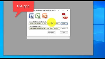Hướng dẫn chuyển file excel sang pdf