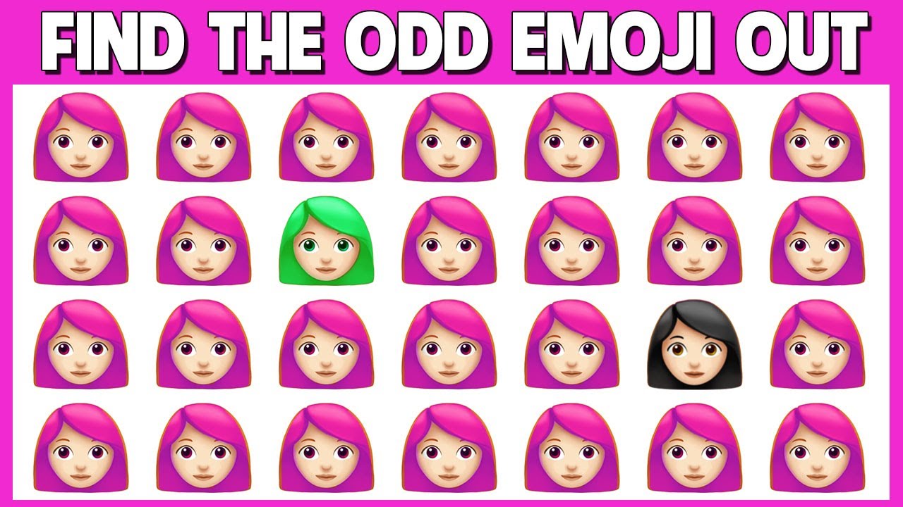 HOW GOOD ARE YOUR EYES  226 l Find The Odd Emoji Out l Emoji Puzzle Quiz