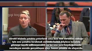 Johnn Deppin Avukatlarından Amber Hearde Çapraz Sorgu Türkçe Altyazılı Part 2