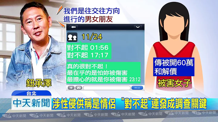 20181210中天新聞　鈕承澤北檢應訊　低聲說「答案永遠只有一個」 - 天天要聞