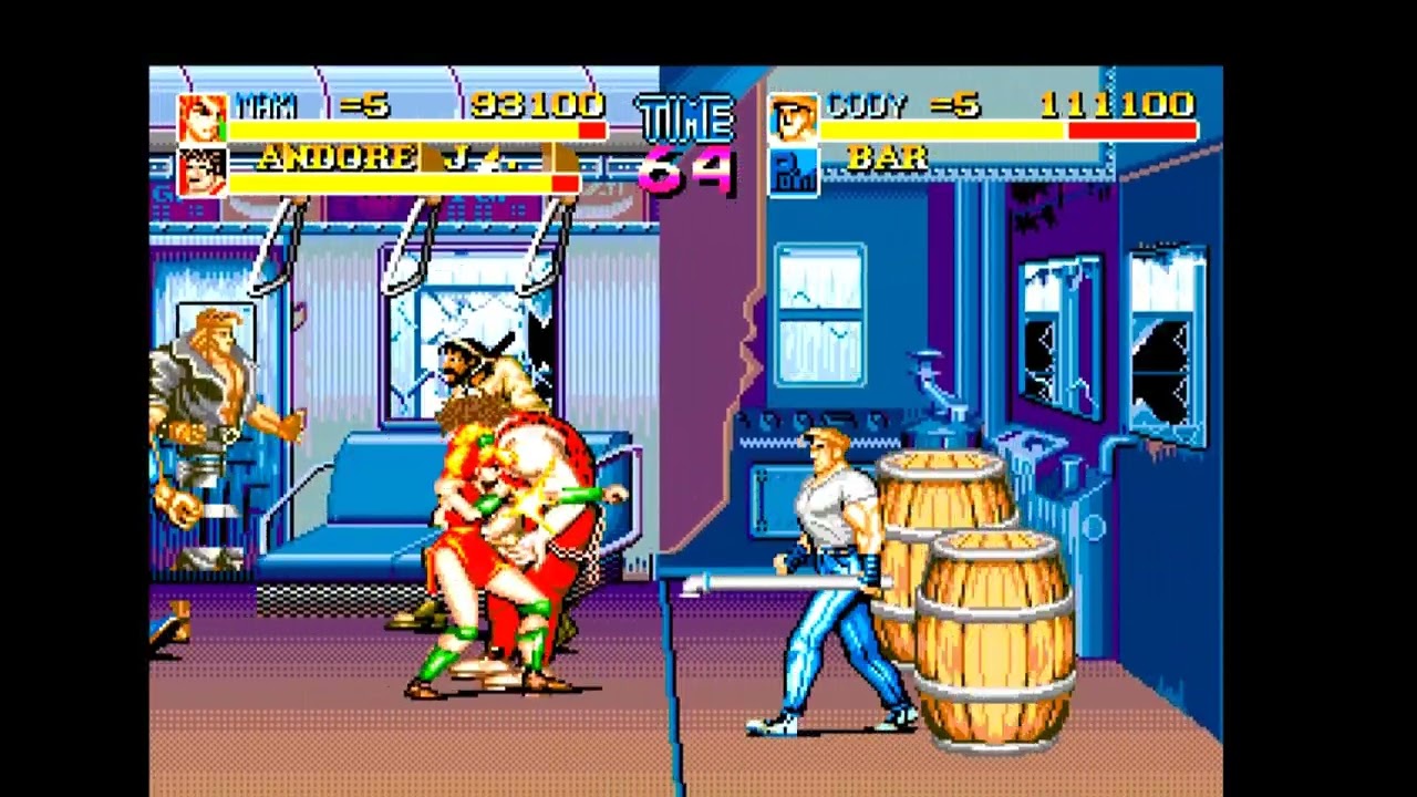 Final Fight MD 0.88b (Mauro Xavier Retro Developer port) [Mega Drive RGB] [COOP]