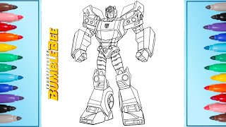Cyberverse Bumblebee Coloring Page Transformers Bumblebee