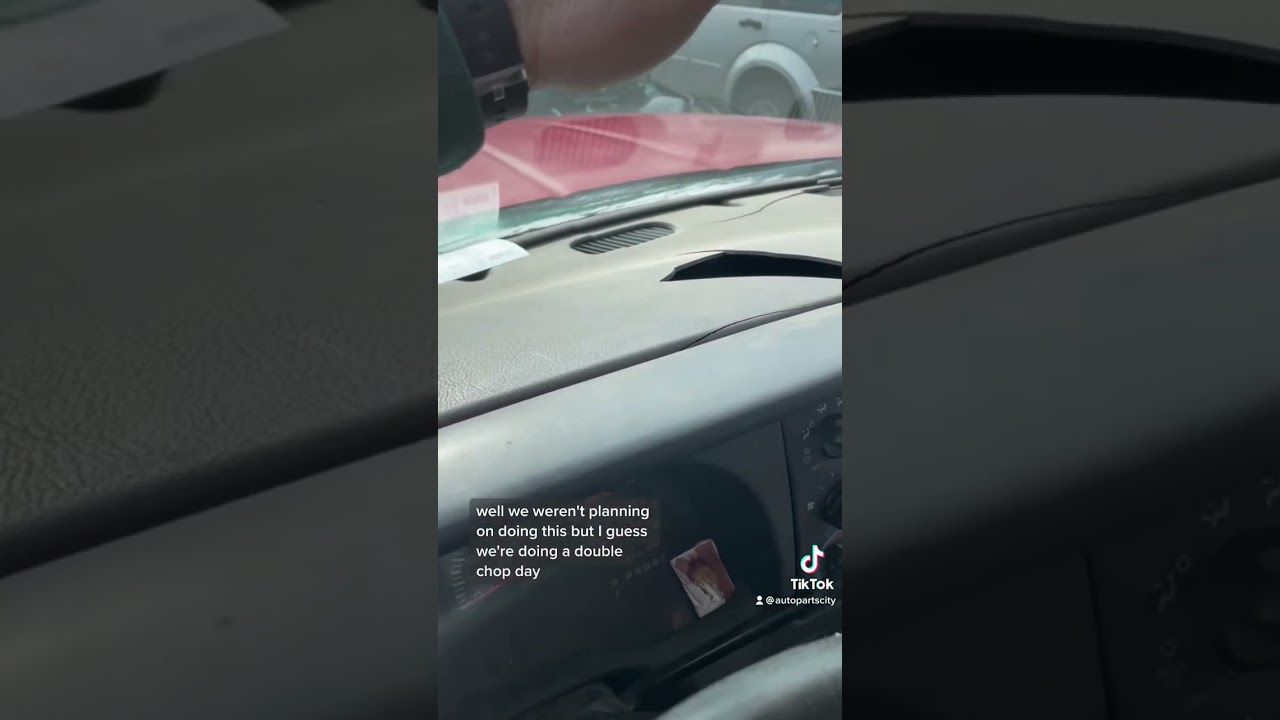 Double Dodge Ram dashboard karate chop at Auto Parts City and some generic tires too !