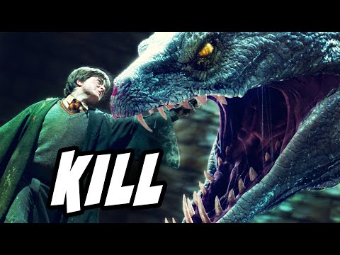 Why Didn't the Basilisk DESTROY the Horcrux in Harry? - Harry Potter Explained