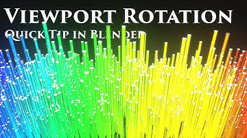 Viewport Rotation - Quick Tip in Blender