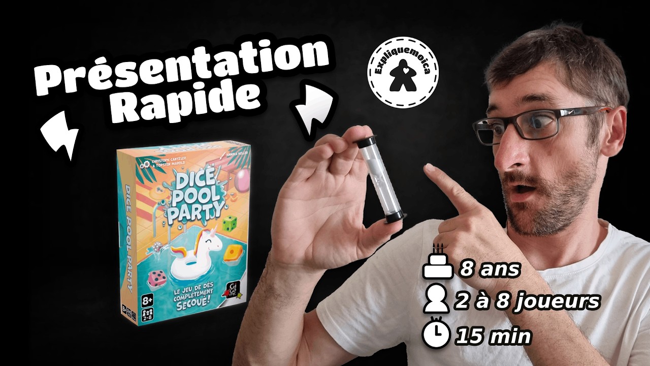🎲 DICE POOL PARTY 🏊 présentation rapide chez #Gigamic #expliquemoica