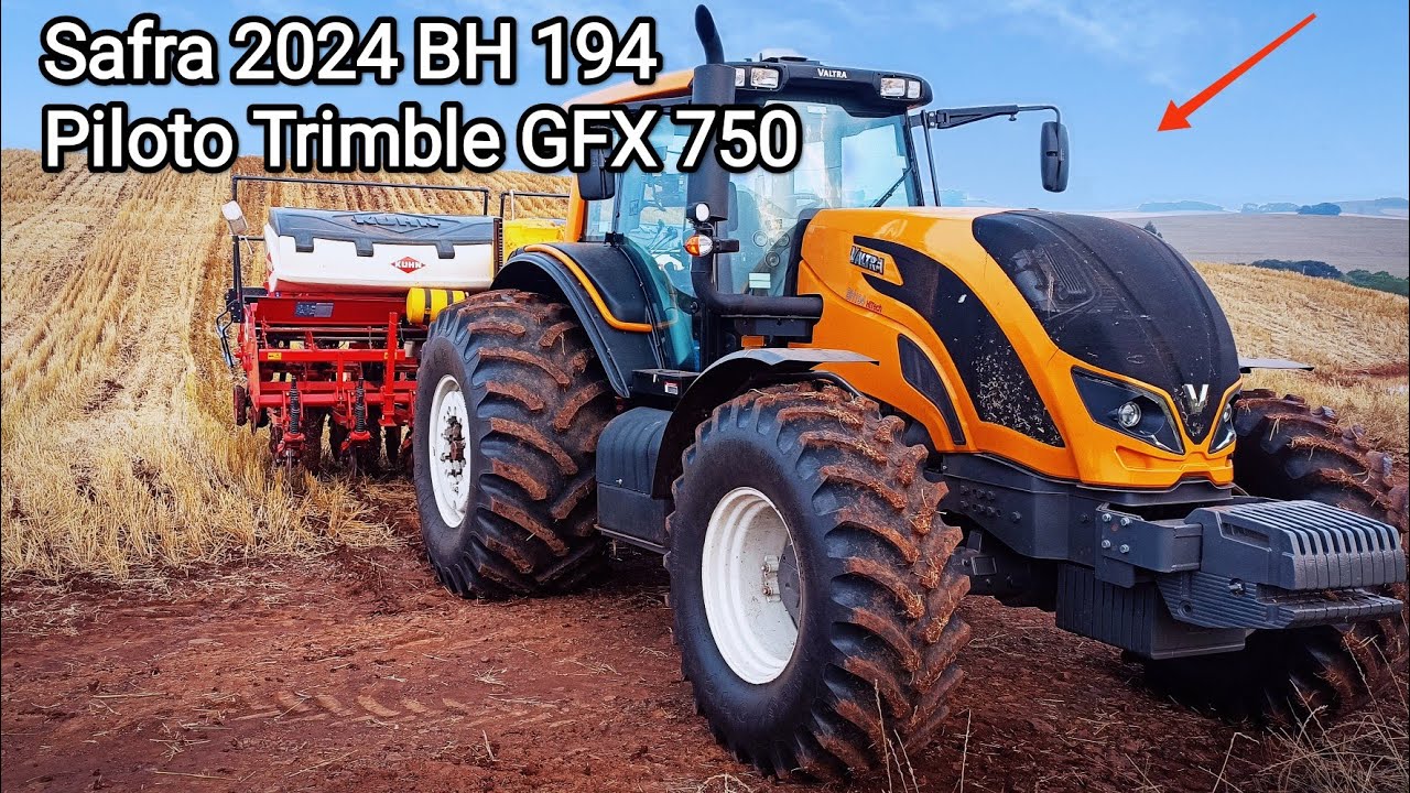 Semeando a variedade de soja  95Y02 Pioneer | Colhendo TBio Astro 