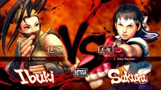 Ultra Street Fighter IV - Ibuki Vs. Sakura Ultra Street Fighter IV - Ibuki Vs. Sakura