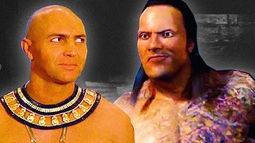 THE MUMMY VS THE ROCK