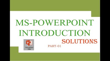 MS - POWERPOINT | INTRODUCTION | ENGLISH | PART - 01 | LAYOUT|