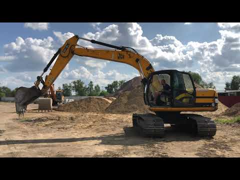 Гусеничный экскаватор JCB
