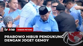 Prabowo Joget di Depan para Pendukung saat Kampanye Akbar di GBK | Kabar Petang tvOne
