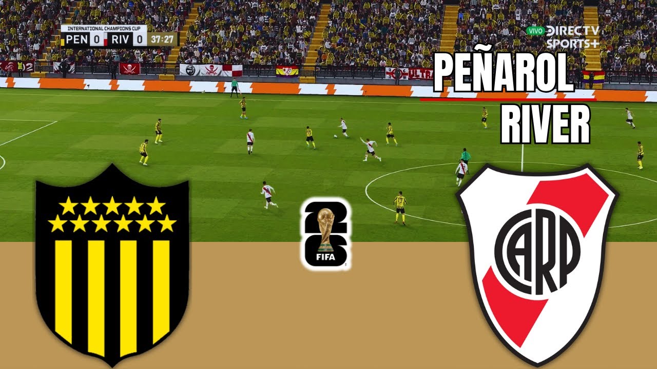 PEÑAROL vs RIVER PLATE Club Friendly Games 2026 Full Match Simulation/Prediction PES 26 Gameplay