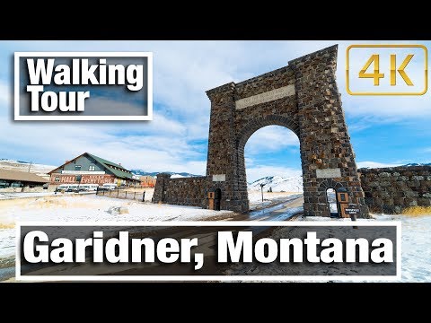 City Walks: Gardiner Montana Virtual Treadmill Walking Tour