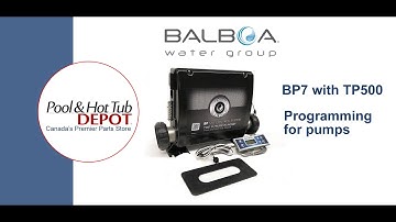 Balboa BP7 TP500 Programming