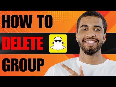 How To Delete Group In Snapchat