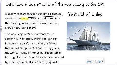 Y3 Week 1 Reading Lesson 1