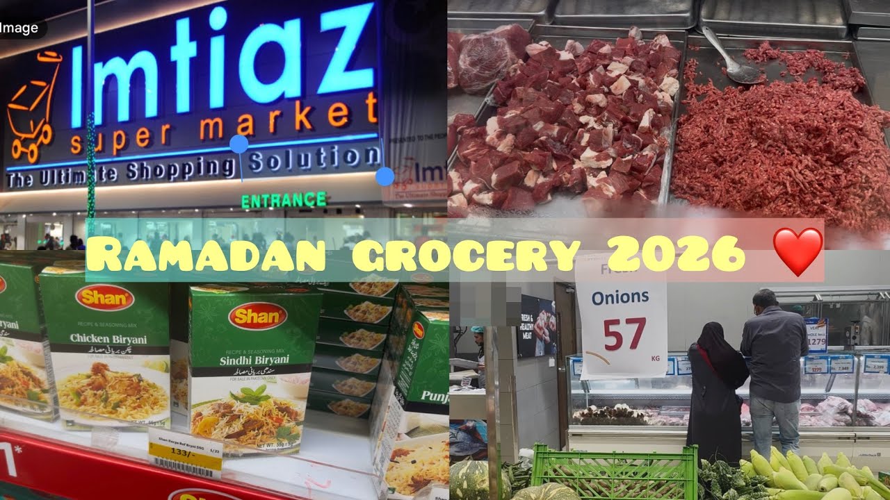 Ramadan Grocery Shopping 2026 🌙 Complete Monthly Haul | Ramzan Prep Pakistan 