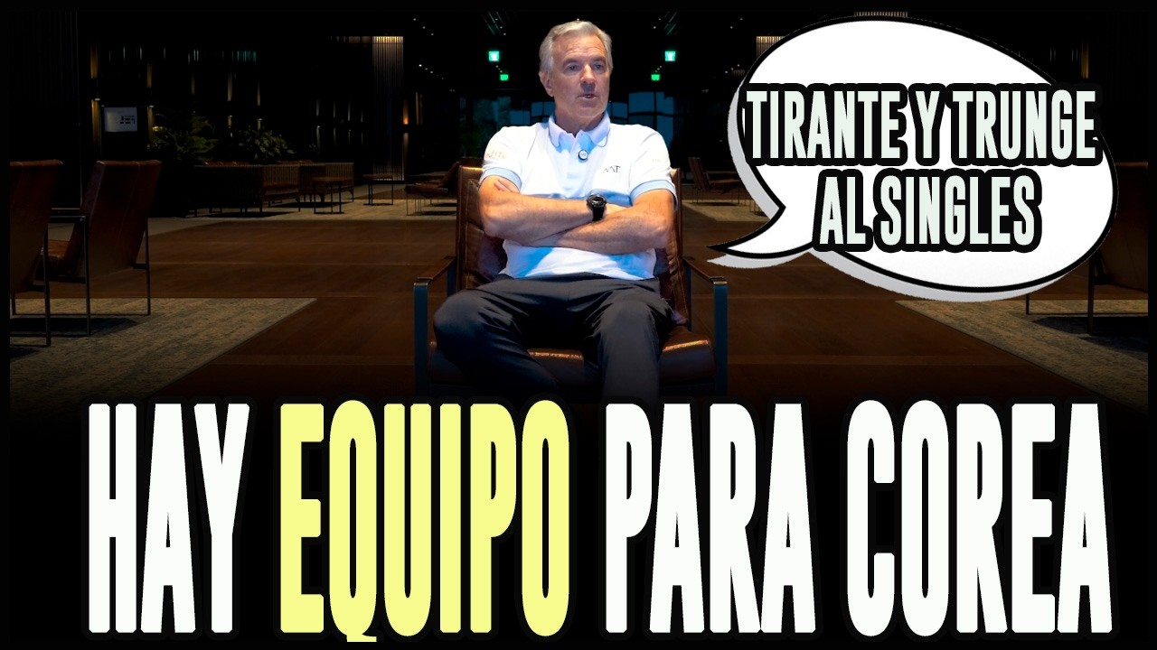 JAVIER FRANA DA EL EQUIPO DE COPA DAVIS PARA ARGENTINA VS COREA