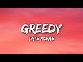 Tate McRae - greedy (Lyrics)