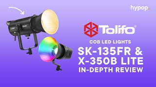 Best Affordable LED Lights Tolifo SK-135FR & X-350B LITE COB Led Lights | In-Depth Review