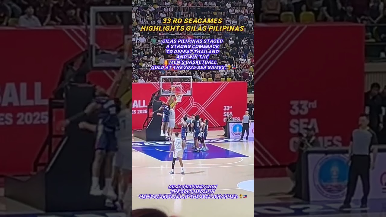 PHI. VS THAI FINAL HIGHLIGHTS GILAS PILIPINAS SEAGAMES 2025