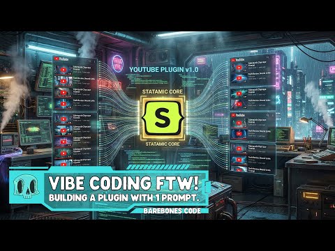 Developing & Vibe Coding a Statamic Addon: YouTube integration in under 8 minutes!