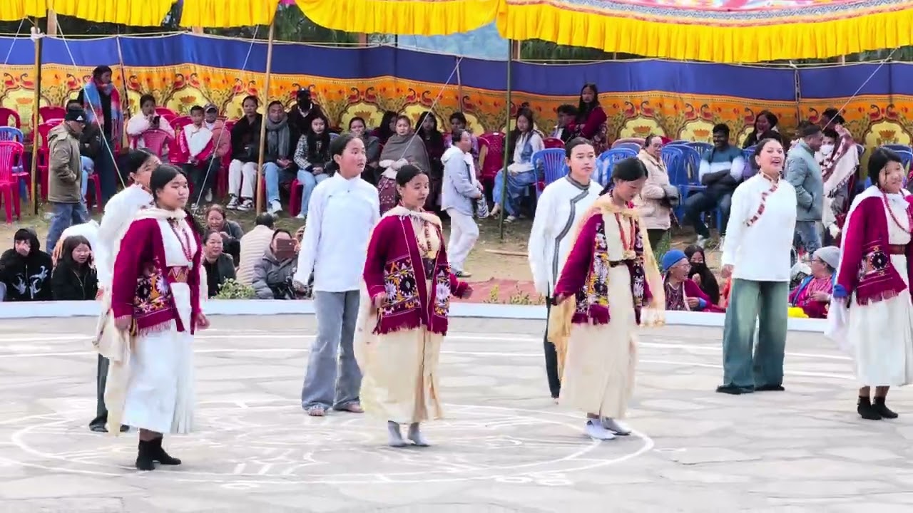 Shertukpen dance group at Bomdila Torgya Festival 