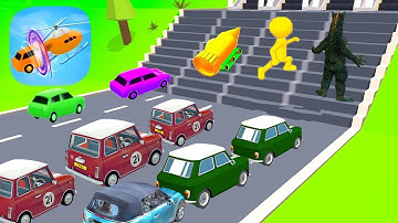 Shape Shifting - Android-iOS Max Level Gameplay Retro Cartoon VS Mini Carton Car LVL HYTUI67 Car RUN