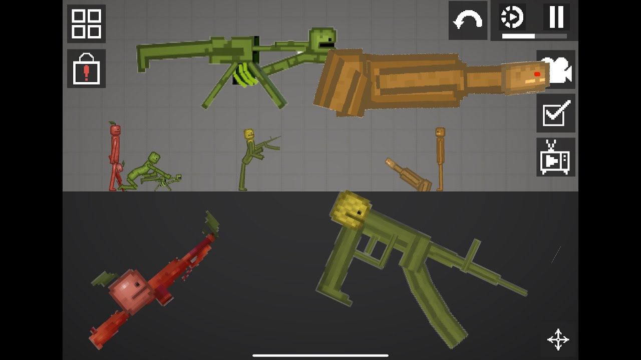 How to make Melon, Pumpkin, Corn and Apple Gun in Melon Playground