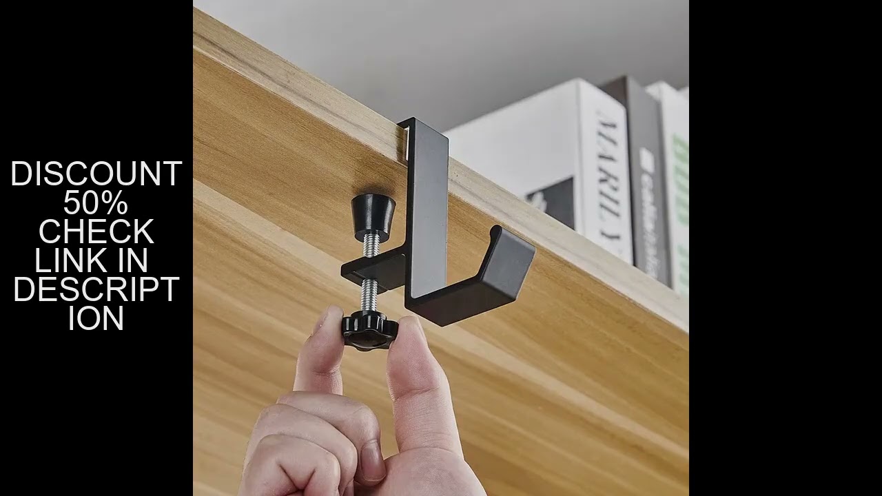 1/2pc Adjustable Desk Edge Hook Gaming Headset Desk Hanger Backpack Storage Hanging Hook Holder Punc