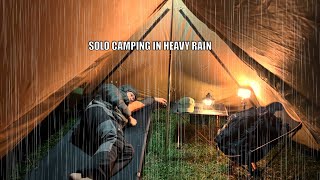 Download Lagu SOLO CAMPING ZWARE REGEN EN DONDER - ONTSPANNENDE REGENGELUIDEN - ASMR MP3