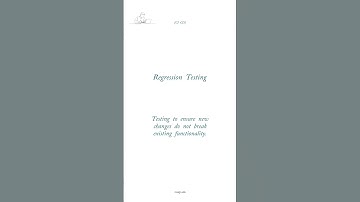 Regression Testing