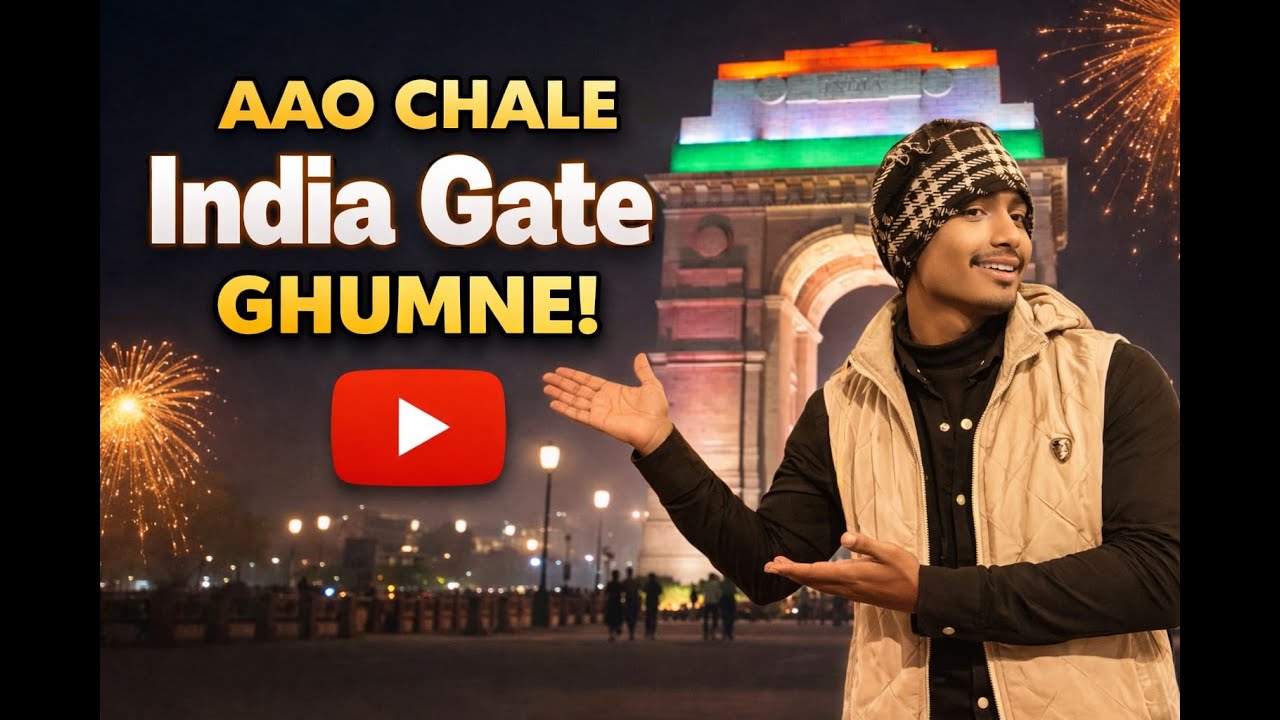 Aao Chale INDIA GATE 🥰 Ghumne ! Bahut Maja Aaya 🤓