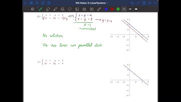 Linear Algebra 3.1 - Linear Systems (2 of 3)
