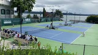 2 Seed vs 3 Seed! Katsiaryna Skachkova vs Gabby Davydov WSO Semifinals 2nd Set