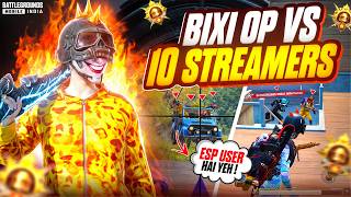 Streamer Called me ESP User on LIVE & Reported Me ☠️ BIXI OP vs 10 Streamers | BGMI screenshot 2