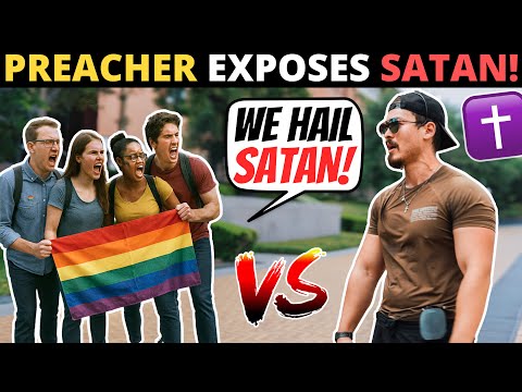 STREET PREACHER EXPOSES SATANIC AGENDA AT SCHOOL!